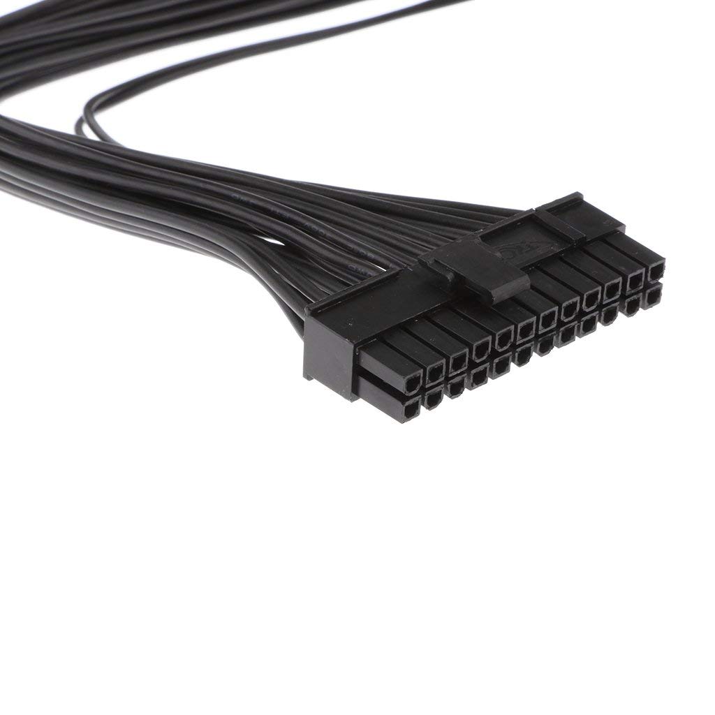 LipiWorld® 24 Pin Dual PSU Power Supply Splitter Extension Synchronizer Adapter Male to Female ATX Motherboard Cable for Mining - Image 6
