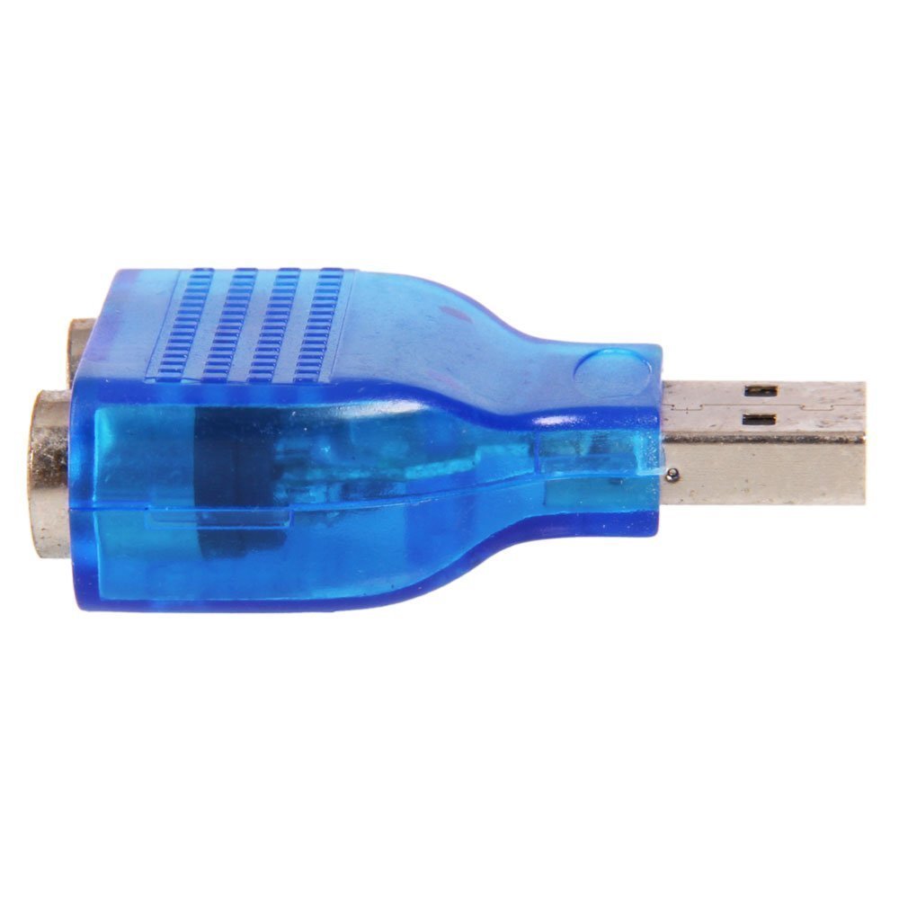 LipiWorld® USB to PS2 Converter/Adapter,USB Type A Male to Dual PS/2 Female for Keyboard Mouse (Blue) - Image 8