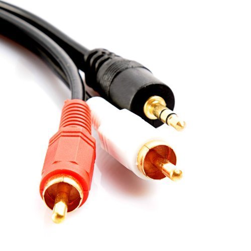 LipiWorld® 3.5 mm Stereo Audio to 2 RCA Cable 1.5 Meter-3.5mm Male to 2RCA Male - Image 6