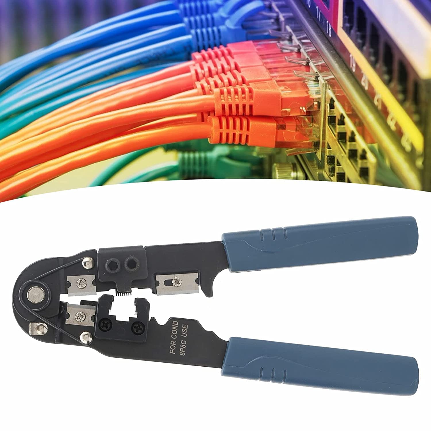 LipiWorld® Crimper Pliers Terminal Hand Crimping Tools Connector Cable Clamp Multi-function Network cable modular plug hand crimp tool - Image 7