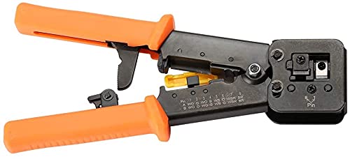 LipiWorld® Ethernet Network Hardware Tool Hand Network LAN rj45 Cable Crimper Pliers Multifunctional Network Repair Tool rj12 cat5 cat6 8p8c Cables Stripper(Avalable Color Network Electronic Tools) - Image 8