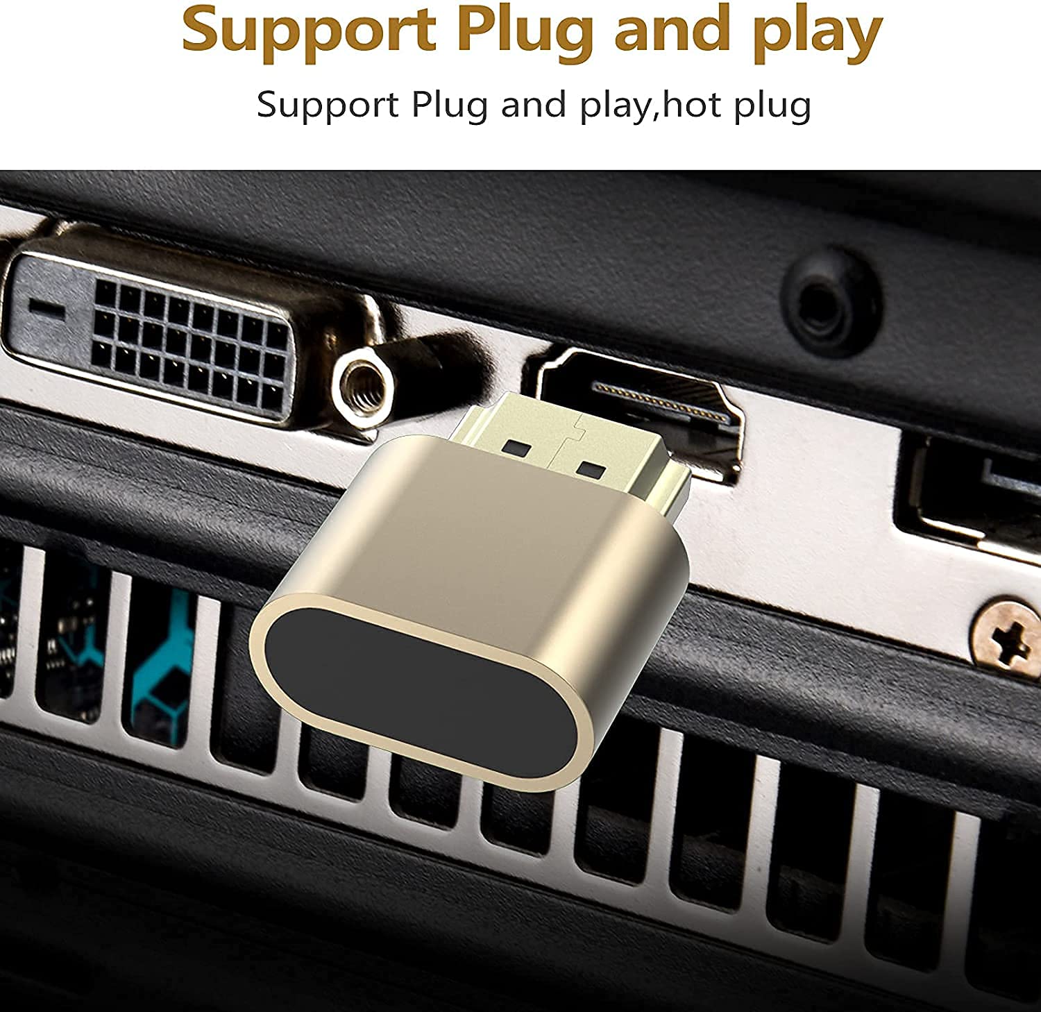 LipiWorld® HDMI 4K Dummy Plug, High Resolution Headless Virtual Monitor Display Adapter, Supports up to 3840x2160@60Hz (Pack of 1 HDMI Dummy Plug) - Image 8