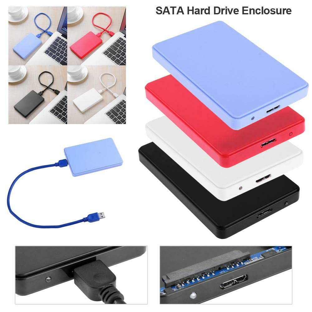 LipiWorld® 2.5 inch USB 3.0 SATA Box HDD Hard Drive SSD External Enclosure Case ( ABS Desion Multicolor) - Image 9