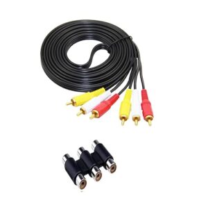 3RCA Cable with Female Jointer