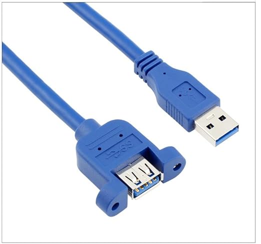 Male to Female Cable 30cm-Blue