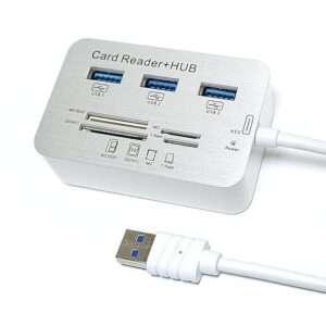 Card Reader and 3 Ports USB Hub