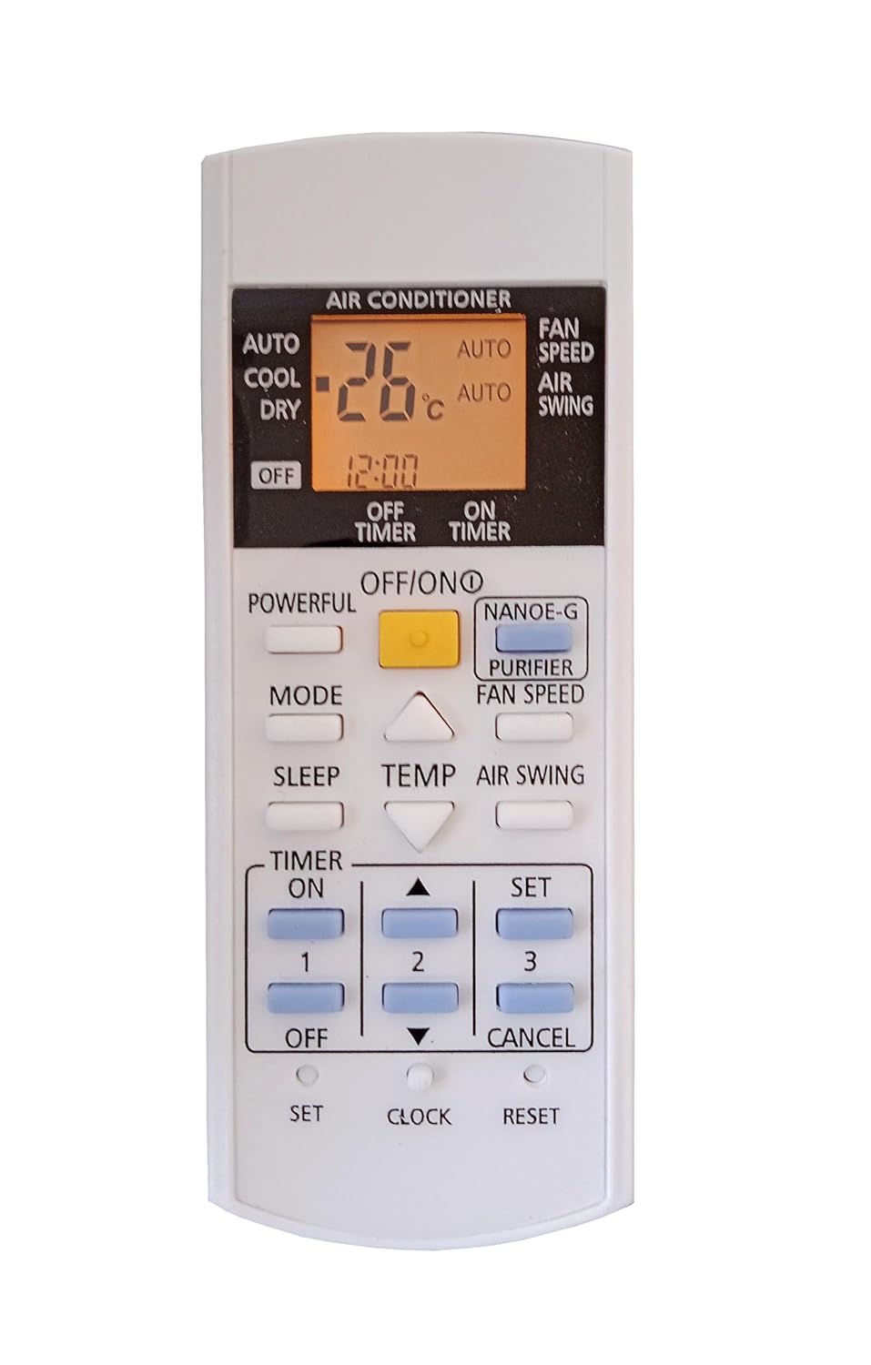 Panasonic AC Remote with Backlight